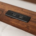 thumbnail image 2 of Spaco Upholstered Platform Bed with LED and USB Charging, Full size Bed Frame with a Hydraulic Storage System, Wooden Slats, Noise Free, Easy Assembly, Natural, 2 of 13