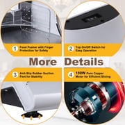 SuperDeal 7.5 Blade 150W Electric Commercial Household Meat Slicer Artifact Deli Food Bread Fruits
