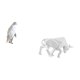 thumbnail image 5 of Escultura de resina de pingüino toro, figura coleccionable, estatua abstracta moderna de animal, adorno decorativo para inauguración de la casa, mesa,, 5 of 8