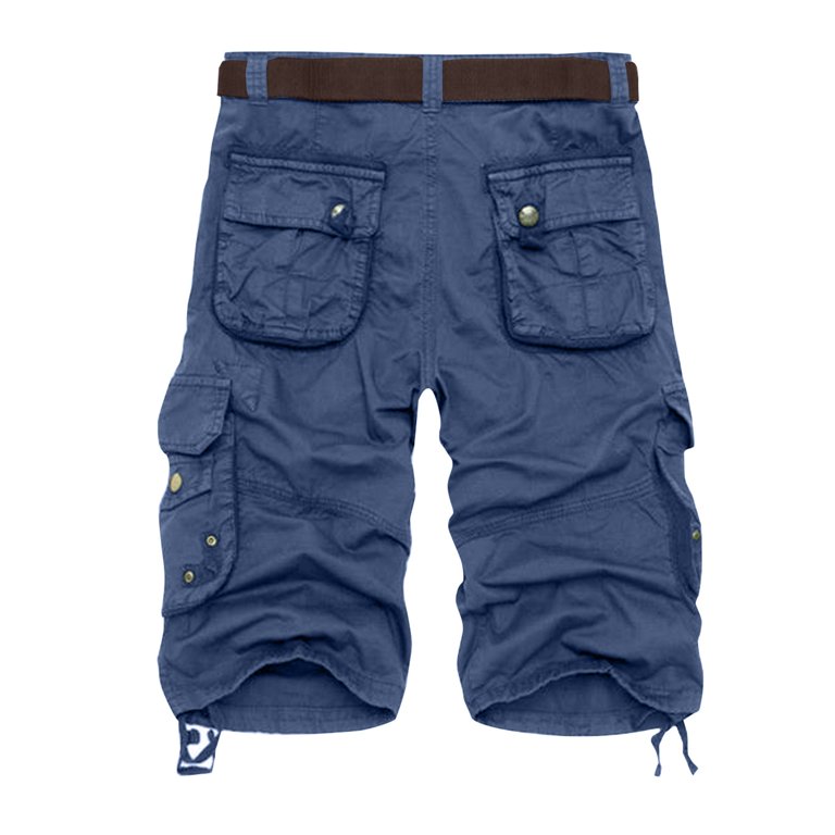 Sksloeg Men's Cargo Pants Golf Tactical Fishing Shorts Casual Cotton Work  Shorts for Men Cargo Hiking Shorts for Men Summer Beach Shorts 7 inch  inseam