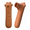 thumbnail image 3 of Door Handle Cover Anti Static Noiseless suction wall protector Protector for Home Bedroom Orange, 3 of 9