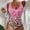 Pink, variant on Swimming Women Swimwear 2023 Womenâs Piece Beach Swimsuit with Tie Dye Pattern 3D Printed Design for European Summer Mint Green XXL