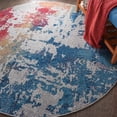 thumbnail image 6 of Nourison Global Vintage Painterly Multicolor 6' x ROUND Area Rug, (6' Round), 6 of 8