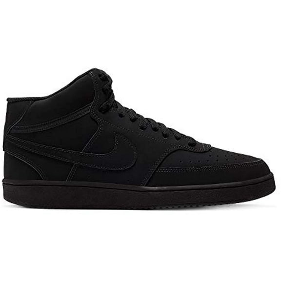 Nike Court Vision Mid Men's Sneakers Color: Black Black Size: 8.5