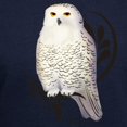 thumbnail image 3 of CafePress - Snowy Owl Hoodie (Dark) - Pullover Hoodie, Classic, Comfortable Hooded Sweatshirt, 3 of 4