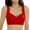 Red, variant on Gyexs Women's Comfortable Large Chest Bra Thin No Underwire Support Small Back Design Plus Size Bras for Women, Beige, Size 44