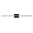 thumbnail image 1 of Edinburgh 36" LED Integrated Matte Black Vanity Light with Frosted Acrylic Shades, 91004394, 1 of 6