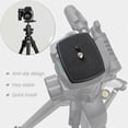 thumbnail image 4 of Prmape 2 Piece Camera Quick Release Plate, Plastic Tripod Adapter Plate, Tripod Head Screw Adapter Mount for CX-444 CX-888 CX-460 CX-460mini CX-470 CX, 4 of 5