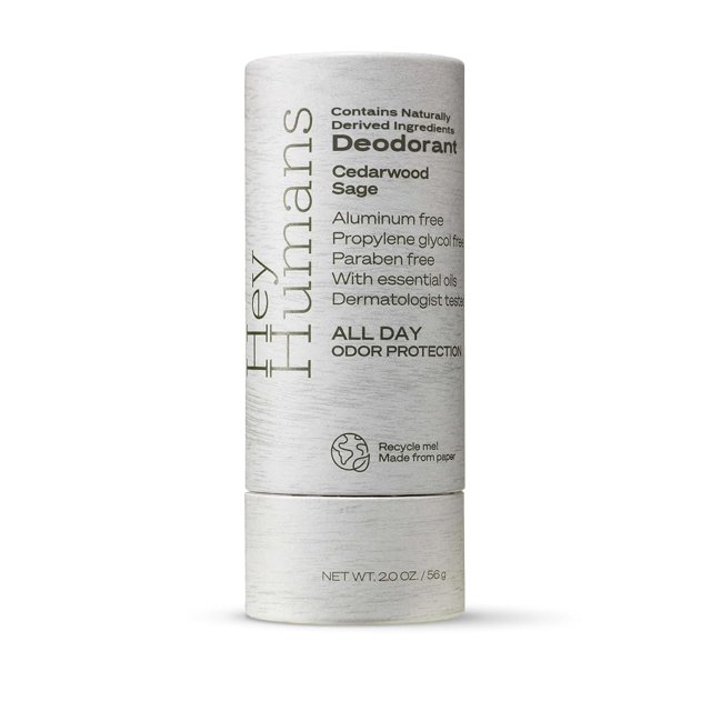Desodorante Hey Humans sin aluminio para mujeres y hombres, 60 ml