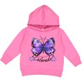 thumbnail image 2 of Inktastic Colorado State Butterfly and Flowers Toddler Hoodie, 2 of 4