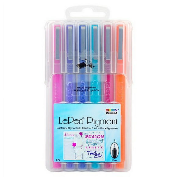Uchida Le Pen Pigmented Set 6/Pkg-Jewel U49006B