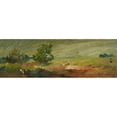 thumbnail image 3 of Wilhelm Busch 14x8 Black Modern Framed Museum Art Print Titled - Lower Saxon Landscape (1885-1890), 3 of 5
