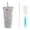 Silvery, variant on Stainless Steel Thermos Cup with Diamond Inlay Design, 24-Hour Temperature Retention for Outdoor Travel and Office Use