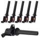 thumbnail image 1 of 6 Pack Ignition Coil For Ford Escape Taurus Mazda 3.0l V6 2003 2004 2005 2006 2007 2008 High Performance Coil Car Accessories, 1 of 1