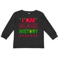 thumbnail image 3 of Inktastic I Am Black History Boys or Girls Long Sleeve Toddler T-Shirt, 3 of 5