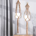 thumbnail image 5 of Flower Pot Hanger Hanging Macrame Durable Home Room Wall Braided Flowerpot Net Bag, 5 of 5