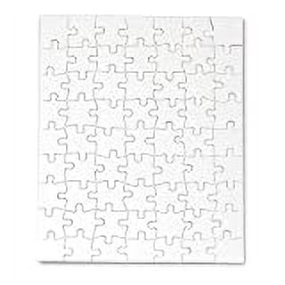 Hygloss Products - Blank Puzzles for Decorating, Jigsaw Activity, Use As  Party Favors, DIY Invites and More - White, Sturdy – 8.5 x 11 Inches, 63