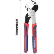 WORKPRO 10-Inch Groove Joint Pliers, Adjustable Water Pump Pliers in CRV Steel for Home Repair, Gripping, Nuts, Bolts, Pipe & Fittings