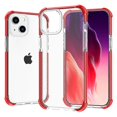 thumbnail image 1 of Funda transparente Yashi Anticaídas para iPhone 15 TPU Acrílico Gris Rojo vino, 1 of 5
