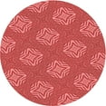 thumbnail image 1 of Ahgly Company Machine Washable Indoor Round Transitional Red Area Rugs, 7' Round, 1 of 7