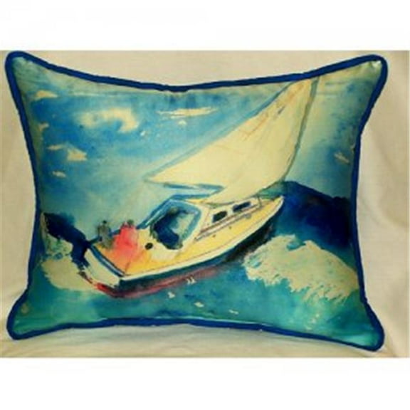 Sailboat Throw Pillow, 20 x 24 in.
