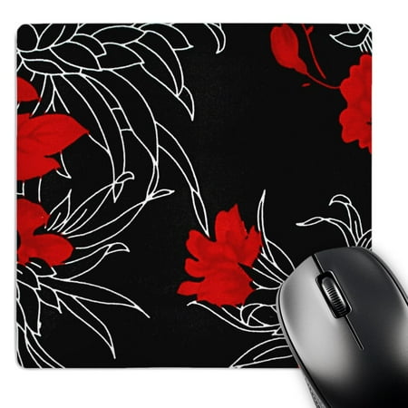 3dRose  Red Flowers on Black  MousePad price history on PriceWatchPro