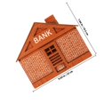 thumbnail image 2 of ORDDIART Compact Money Holder Box Wooden Coin Bank for Other Scenes 1Pcs, 2 of 7