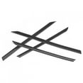 thumbnail image 1 of Cubierta de rayas para panel de puerta, 4 piezas/juego, estilo fibra de carbono, decoración de puerta interior con rayas de fibra de carbono, máxima comodidad, 1 of 9