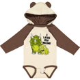 thumbnail image 3 of Inktastic I Love My Mom with Baby and Mommy Triceratops Boys or Girls Long Sleeve Baby Bodysuit, 3 of 5