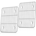 thumbnail image 1 of 2Pcs Baking Rack Cooling Rack Stainless Steel Metal Roasting Cooking Rack Heat Resistant Grill Rack Small Wire Rack Sturdy Grid Wire Rack for Roasting Grilling Cooking Drying, 1 of 8