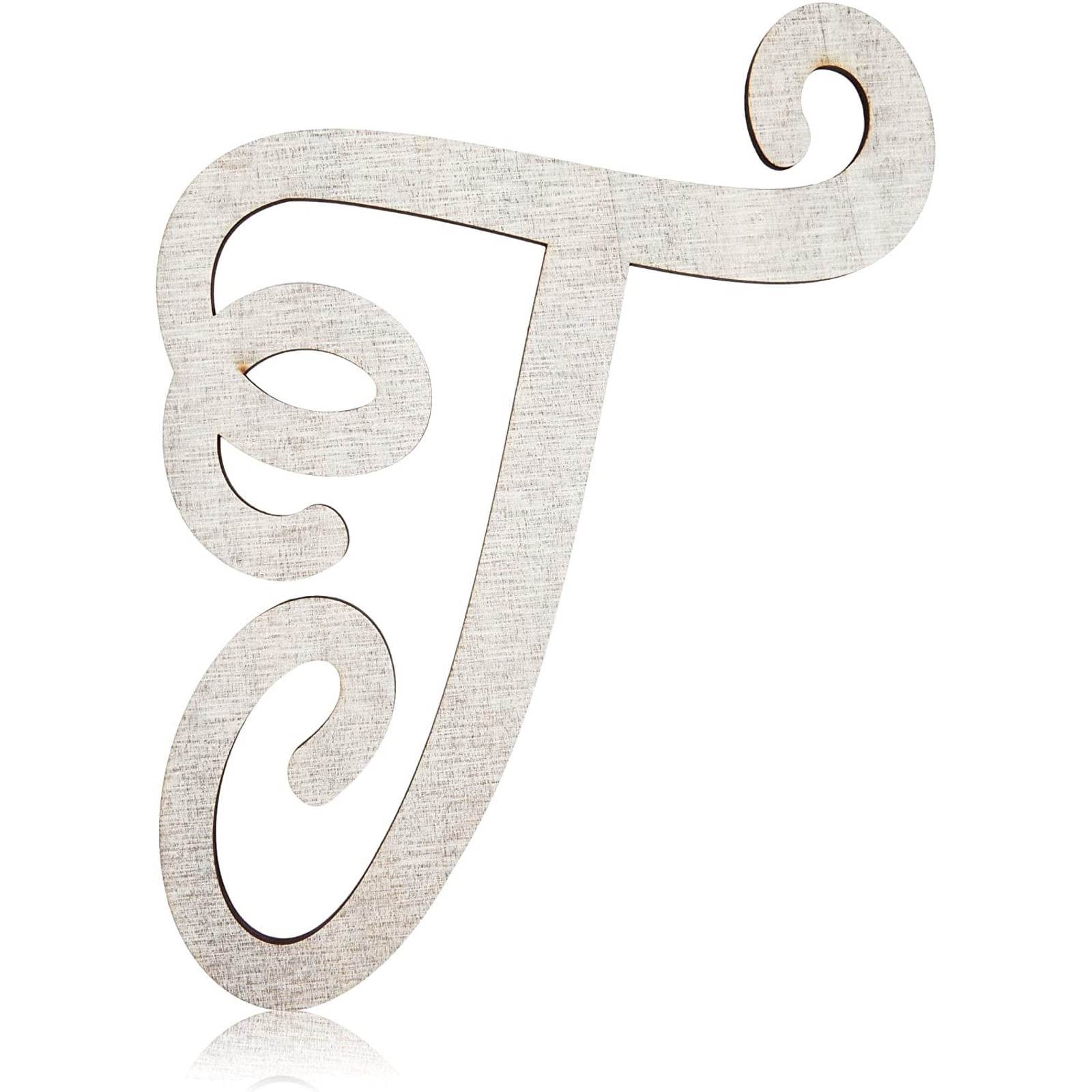 Unfinished Large Wooden Letters Alphabet 13 Inch Monogram T For Crafts Rustic Farmhouse Wall Decor Name Sign Board Walmart Com