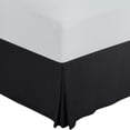 thumbnail image 1 of Falda de cama Utopia, cama king size, suave, cuádruple plisada, 1 of 7