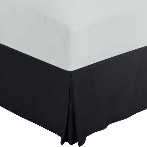 Skirt Utopia Bedbed Bedding, tamaño doble, 39 x 75 pulgadas, color blanco