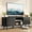 Black, variant on Laintene 59" TV Stand with Power Outlet for TVs up to 65 Inch, Entertainment Center with Storage and Adjustable Shelves, Modern Media Console with Sliding Doors for Living Room, Walnut