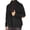 Black, variant on Mens Cardigan Solid Color Shawl Collar Button Front Long Sleeve Elbow Patch Loose Casual Sweater Cover Up with Pockets