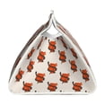thumbnail image 3 of Lsque Snake Around Heart Printed Long Tissue Box Cover Holder, Facial Paper Organizer Dispenser,Triangle with Bottom Belt, PVC Leather Decorative Organizer, 3 of 9