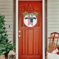 thumbnail image 7 of SKYSONIC Independence Day Welcome Sign for Front Door,All Seasons Welcome Wreath Porch Hanging Decoration for Farmhouse Wall Home Holiday Decoration - 11.8x11.8in, 7 of 7