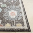 thumbnail image 3 of SAFAVIEH Phoenix Joseph Floral Area Rug, Dark Gray/Ivory Blue, 4'5" x 6'5", 3 of 7
