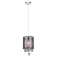 thumbnail image 1 of CWI Lighting Abat-Jour Tambour 1 Lumière Mini Pendentif avec Fini Chrome, 1 of 2