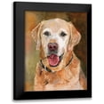 thumbnail image 1 of Fagan, Edie 12x14 Black Modern Framed Museum Art Print Titled - Rex Golden Retriever, 1 of 5