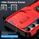 thumbnail image 4 of Funda para GANGXUN Samsung Galaxy S24 Plus - Soporte metálico, Función magnética, Rojo, 4 of 5