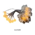thumbnail image 3 of Fall Leaf Pumpkin Garland Lights Battery Operated 20 LED String Lights | Autumn Maple Leave Decorative Lights for Indoor Outdoor Home Mantel Fireplace Table Halloween Thanksgiving Decor, 3 of 7