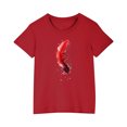 thumbnail image 1 of RXIRUCGD 2025 Vêtements d'Été pour Enfants T-shirt Imprimé Mode Mignon Col Rond Manches Courtes, 1 of 5
