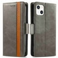 thumbnail image 2 of Dteck for iPhone 14 Wallet Case, Shockproof Magnetic PU Leather Flip Folio with Card Holders RFID Blocking Kickstand Anti-Scratch TPU Inner Shell Phone Case, gray, 2 of 8