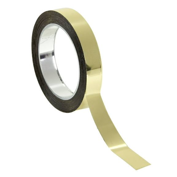 Chartpak Graphic Art Tape, 1/4" W x 324" L, Gold Mylar Metallic, 1 Roll