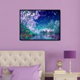 thumbnail image 4 of Wdftyju DIY diamante pintura flor de cerezo escena nocturna punto de cruz taladro cuadrado completo Wdftyju 3em9wp7vn7mw9nz5, 4 of 9