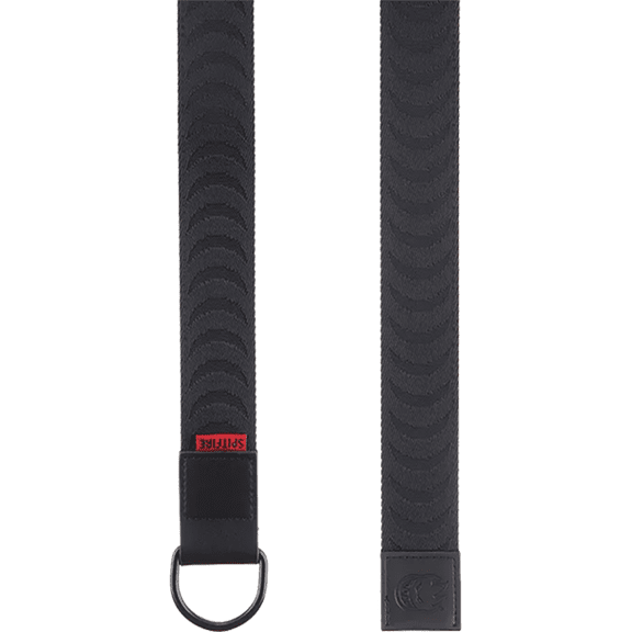 SpitfireBh Crescent D-Ring Belt S/M Black