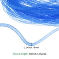 thumbnail image 3 of Cinta de Tubo de Malla Uxcell 25 Yardas, Cintas de Tela Elástica de 6mm [Azul], 3 of 6