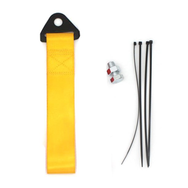 Tow Strap Racing Red High Strength JDM Style Towing Straps Universal