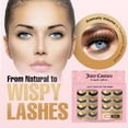 thumbnail image 4 of Pestañas Postizas de Visón Sintético 3D Estilo Ojo de Gato Voluminosas Juicy Couture, 4 of 9